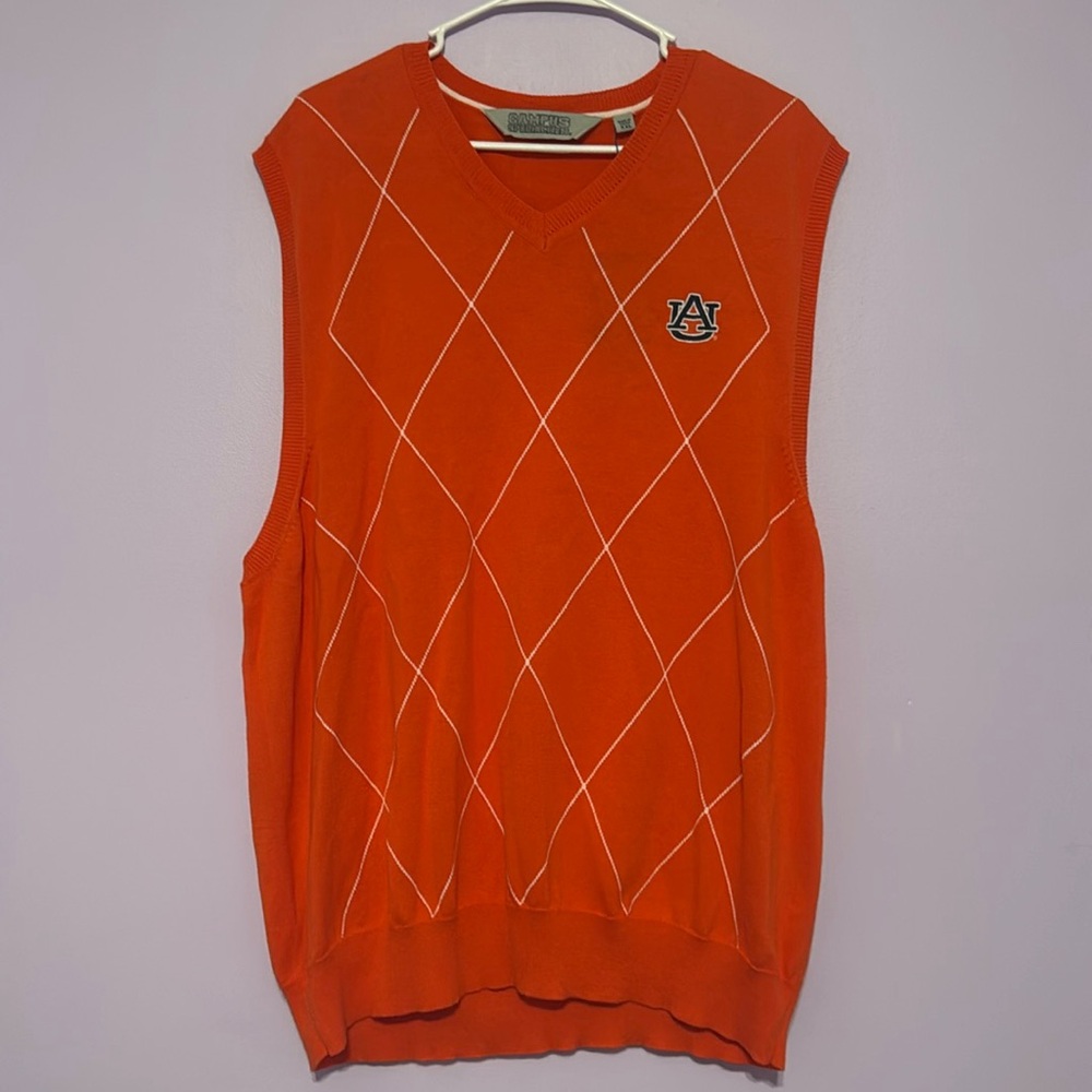 NWT Mens Auburn Sweater Vest size XXL campus specialties